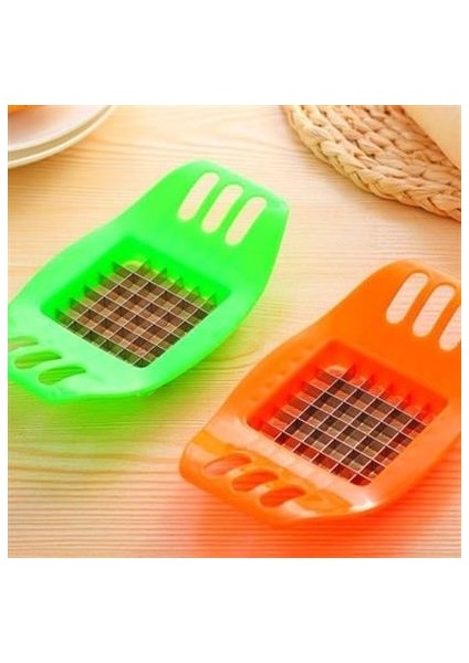 Kare Dizayn Pratik Kolay Patates Dilimeme Aleti Aparatı Bıçağı modelleri