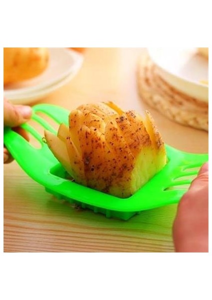 Kare Dizayn Pratik Kolay Patates Dilimeme Aleti Aparatı Bıçağı indirimleri