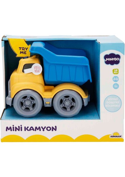 Sesli ve Işıklı Mini Kamyon - Sarı Kamyon