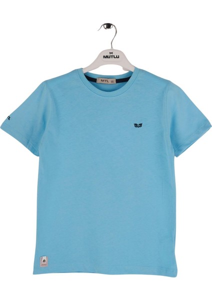 Bisiklet Yaka Kısa Kollu Erkek Çocuk Tişört