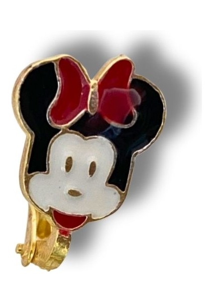 925 Ayar Gümüş Klipsli Fare Küpe