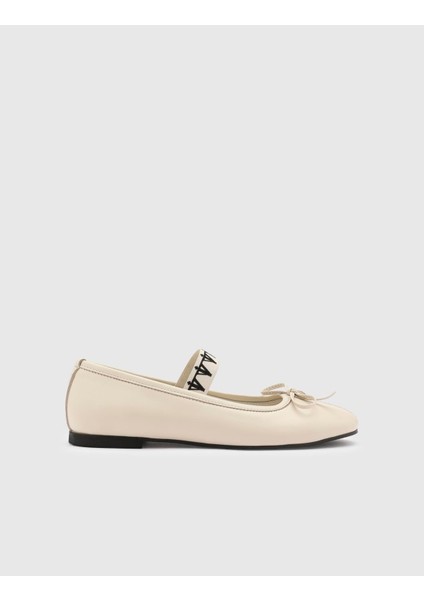 Alcide Deri Kadın Krem Babet modelleri