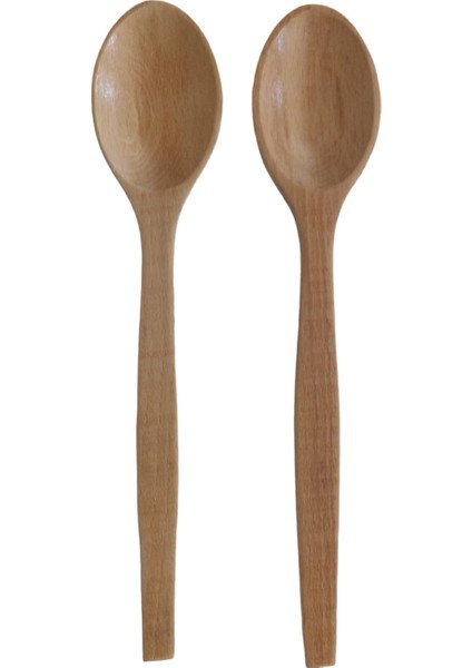 2'li Kayın Yemek Gereçleri El Yapımı Tahta Kaşık (27CM) Cilalı Orta Boy Ahşap Tencere Kaşığı modelleri