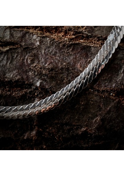 Balık Sırtı Gümüş Bileklik Unisex Balıksırtı Model 925 Ayar Gümüş Bileklik Taşsız Bileklik indirimleri