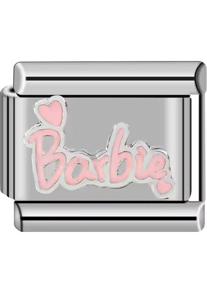 Barbie Font Charm