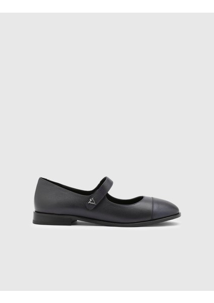 Shay Deri Kadın Lacivert Babet modelleri