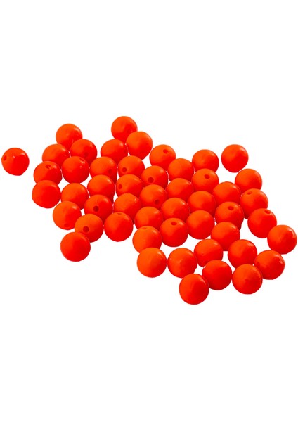 Yüzen Sazan Boncuğu - 14 mm - Turuncu (1 Kg)