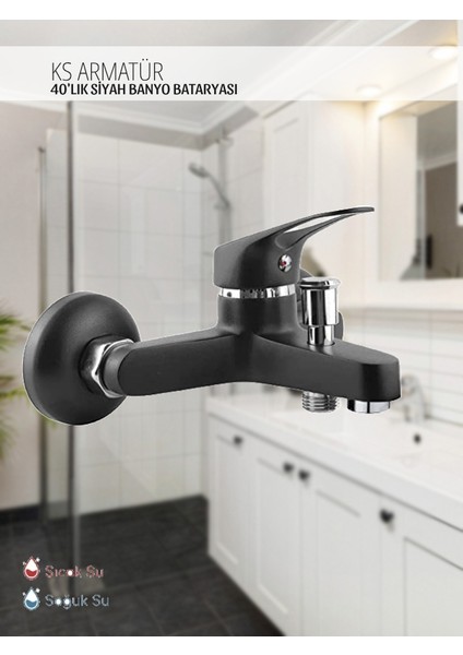40'lık Siyah Inci Mix Banyo