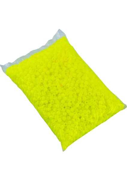 Yüzen Sazan Boncuğu - 10 mm - Neon Yeşili (1 Kg)