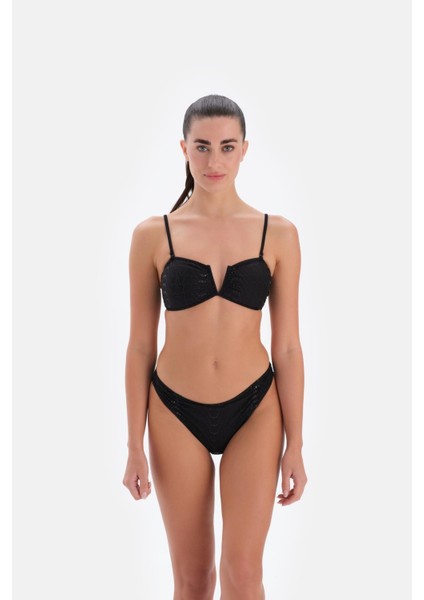 3336BK Straplez Bikini Tk - Siyah