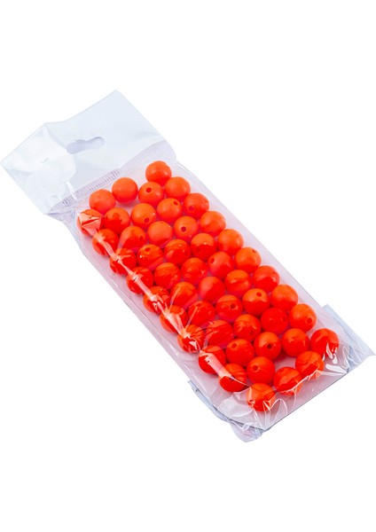 Yüzen Sazan Boncuğu - 14 mm - 50’li - Turuncu