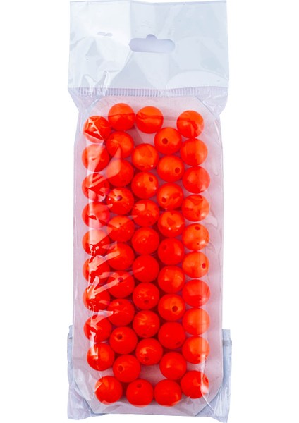 Yüzen Sazan Boncuğu - 14 mm - 50’li - Turuncu