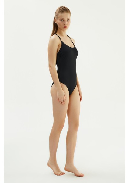 2212ESMY Ince Askılı Mayo - Siyah fiyatları