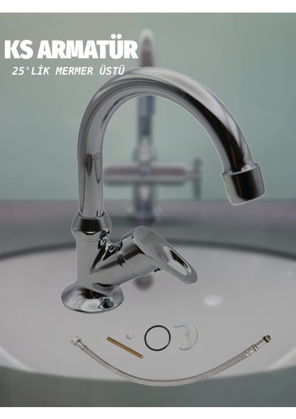 25'lik Tekli Kuğu Lavoba