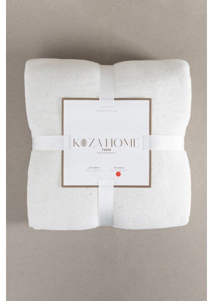 Yumuşak Pamuklu Tek Kişilik Battaniye, Mavi-Krem, 150x200, Rahat ve Şık Materyal modelleri