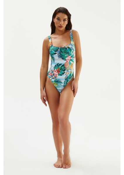 2256ESMY U Yaka Mayo - Su Yeşili