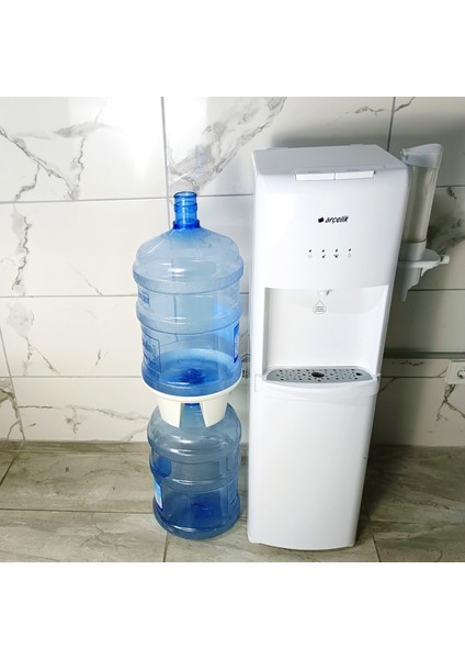 Damacana Standı Beyaz Renkli Pratik Tasarım ile Alan Tasarrufu Sağlar indirimleri