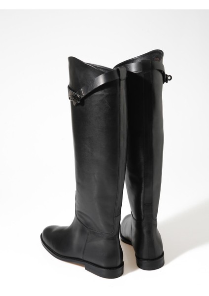 Siyah Klasik Binici Çizme 23556 fırsatları
