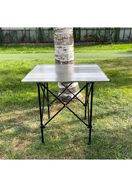 Katlanabilir Alüminyum Kamp ve Piknik Masası - Akordion - Silver - (54024) modelleri