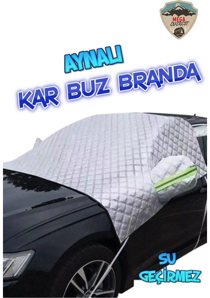 Oto Kar Buz Branda Aynalı Ön ve Yan Cam Tam Korumalı Su Geçirmez Kar Buz Örtüsü fiyatları