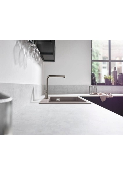 Talis M54 Eviye Bataryası Çekilebilir Gagalı Krom 72809000