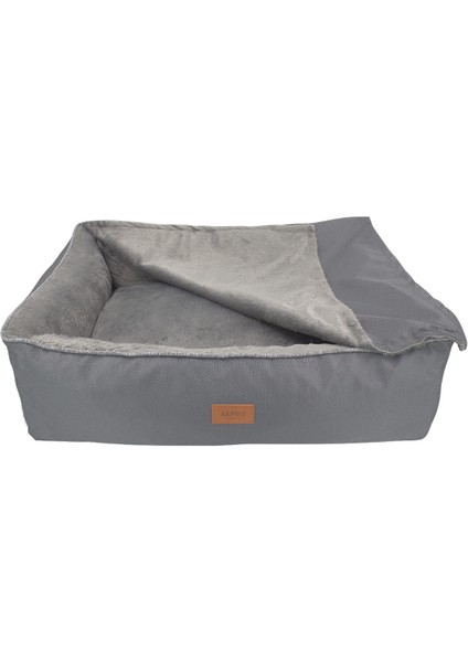 Winter Bed Kedi Köpek Yatağı Gri M