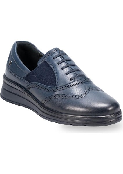 Carla-H Comfort Kadın Deri Ayakkabı Lacivert fiyatları