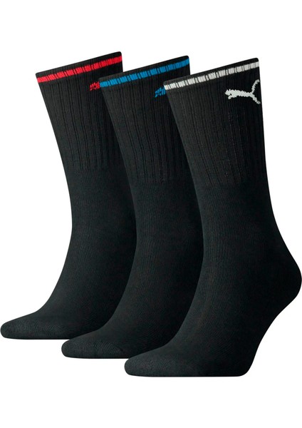 Unisex Siyah Puma Puma Sport Crew Strıpe 3p Siyah Unisex Çorap