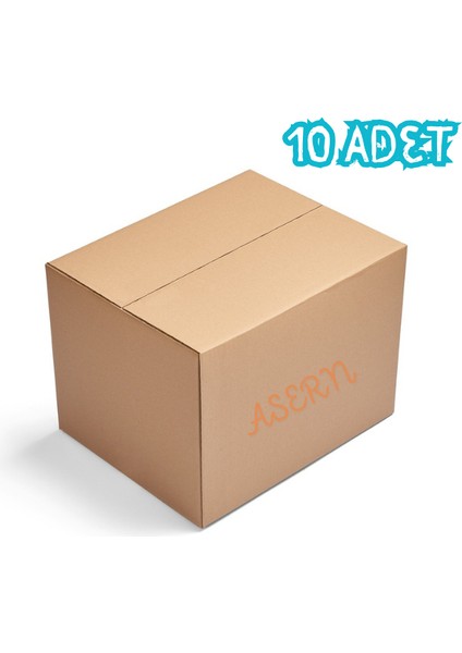 Asern Boş Koli 60*40*40 Çift Oluklu Sağlam Taşıma Kolisi - Çeyiz Kolisi 10 Adet modelleri