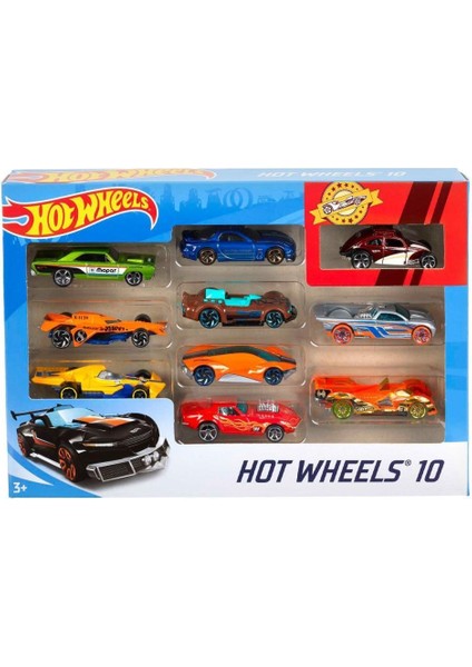 54886 Hot Wheels 10'lu Araba Seti