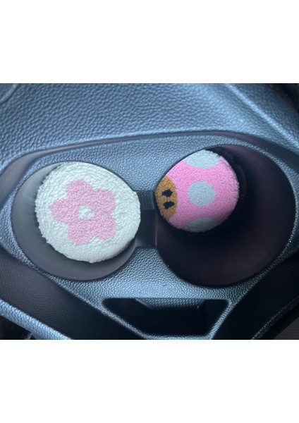 Punch Nakışı 2li Araba Bardak Altlığı /car Coaster