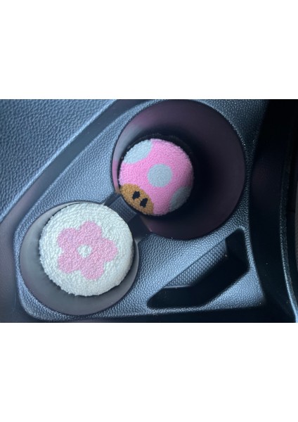 Punch Nakışı 2li Araba Bardak Altlığı /car Coaster fiyatları