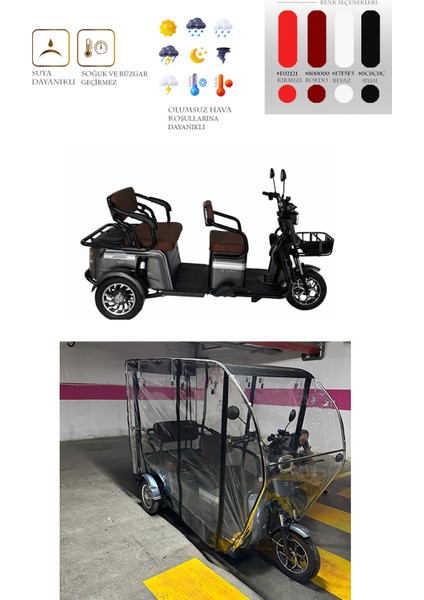 Arora Felix Plus Uyumlu 3 Tekerli Motor Brandası