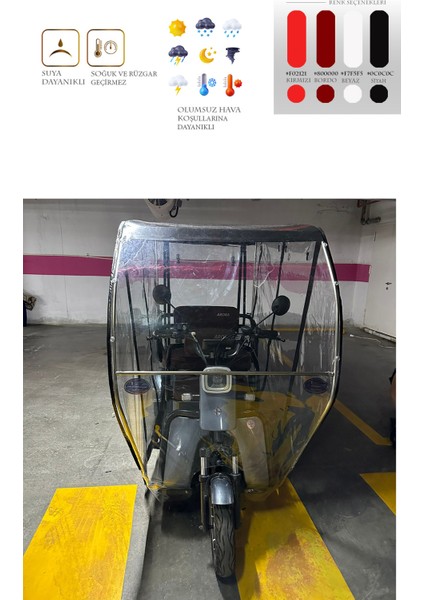 Arora Felix Plus Uyumlu 3 Tekerli Motor Brandası