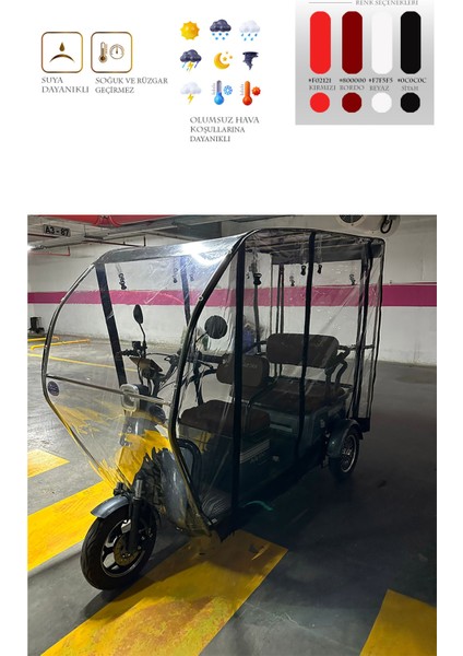 Arora Felix Plus Uyumlu 3 Tekerli Motor Brandası
