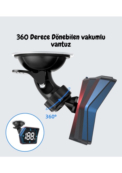 Tüm Araçlarla Uyum Sağlayan Dijital Ekranlı G20 Hud ile Hızınızı ve Pusulanızı Takip Edin fırsatları