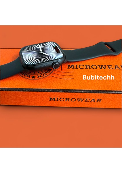 Microwear WATCH10 Mini 1.52 Inç Amoled Ekran 42MM Akıllı Saat 2gb