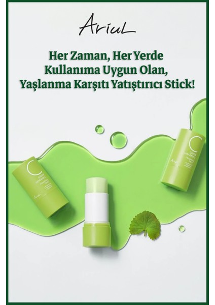 Yaşlanma Karşıtı,Yatıştırıcı,Aydınlatıcı C Vitaminli,Vitamin Peptit,Seramid İçerikli Stick 24 gr