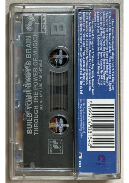 Build Your Baby's Brain Through The Power Of Music Kaset (Orjnal Dönem Baskı Kaset)