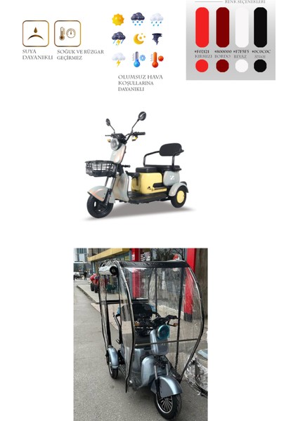 Zlin Mutluluk 1 Üç Tekerli Motor Brandası
