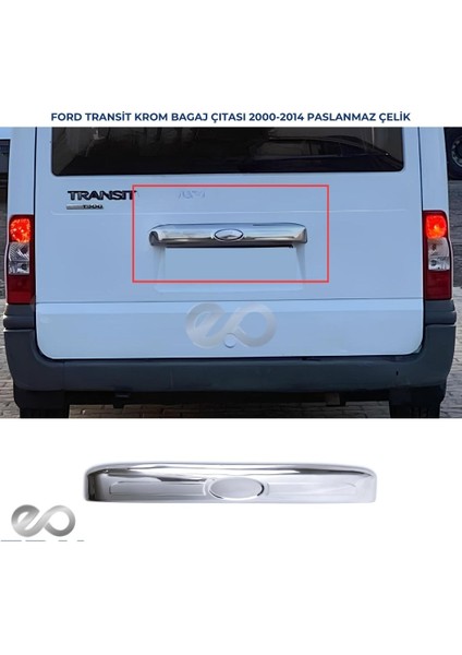 Ford Transit Krom Bagaj Çıtası 2000-2014 Model Arası Uyumlu P. Çelik