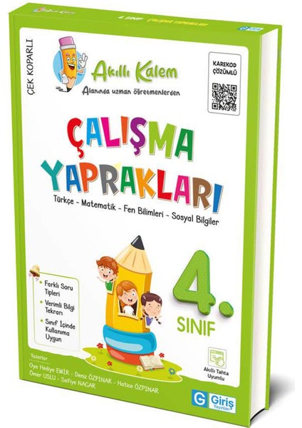 4. Sınıf Akıllı Kalem Çalışma Kitabım