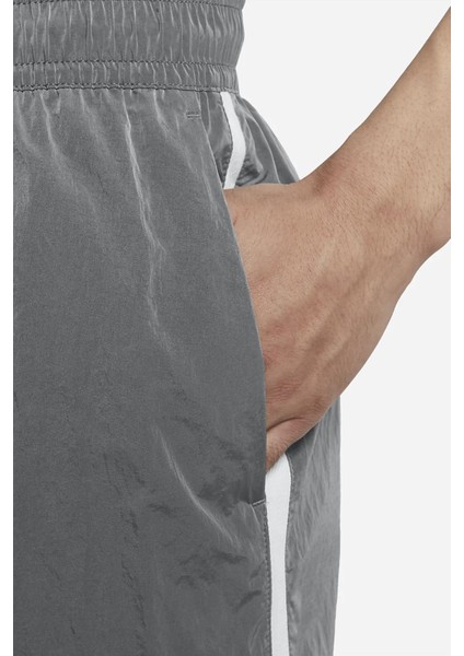 Sportswear Mens Shorts Slip Astarlı Dokuma Gri Deniz Havuz ve Günlük Erkek Şort
