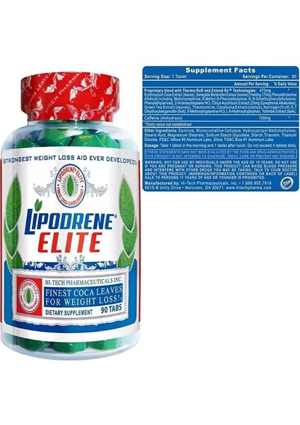 Lipodrene Elite Fat Burner 90 Tablet