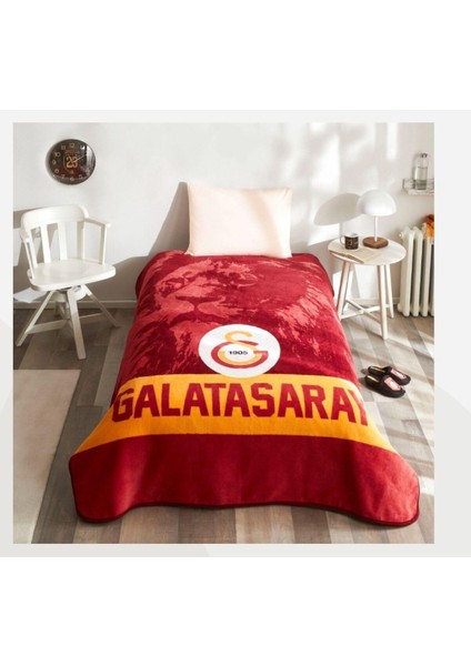 Renkli Tek Kişilik Polyester Battaniye, Sarı ve Kırmızı Tonlarda Tarzınızı Yansıtın