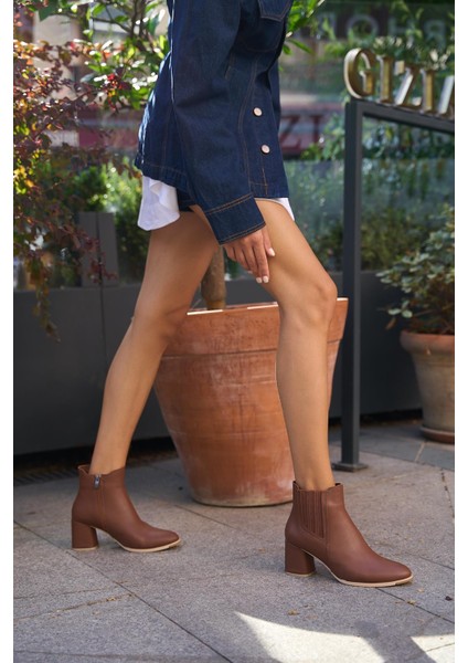 Taba Kadın Küt Burunlu Lastikli Bot fırsatları