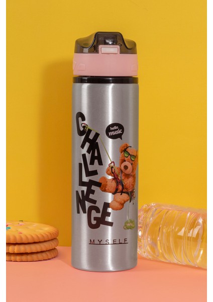 Teddy Island Suluk Şişe Matara 750 ml