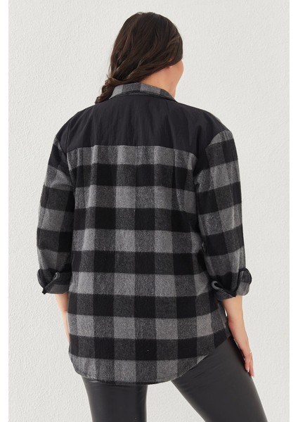 Ekoseli Oversize Dokuma Büyük Beden Oduncu Gömlek fiyatları