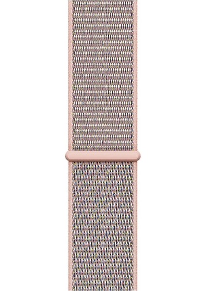 Samsung Galaxy Watch 3 41 mm Için Dokuma Kordon Rose Pink