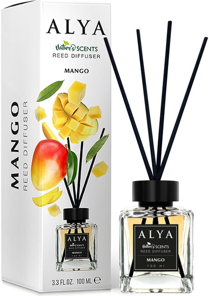 Nature\'s Scents Mango Bambu Çubuklu Oda Kokusu- Mango Kokusu